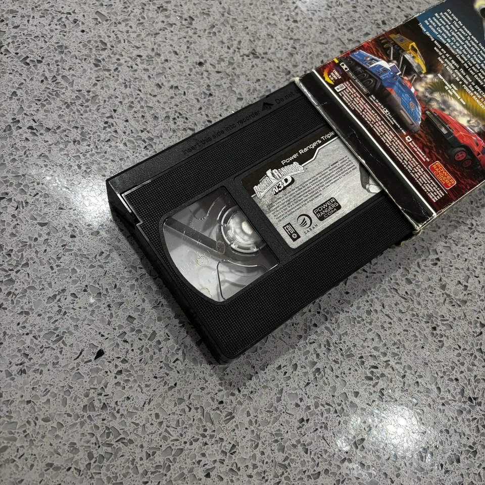 Power Rangers In 3D Triple Force (VHS 2000) Saban Super Sentai Y2K Vintage Gift - Image 4 of 4