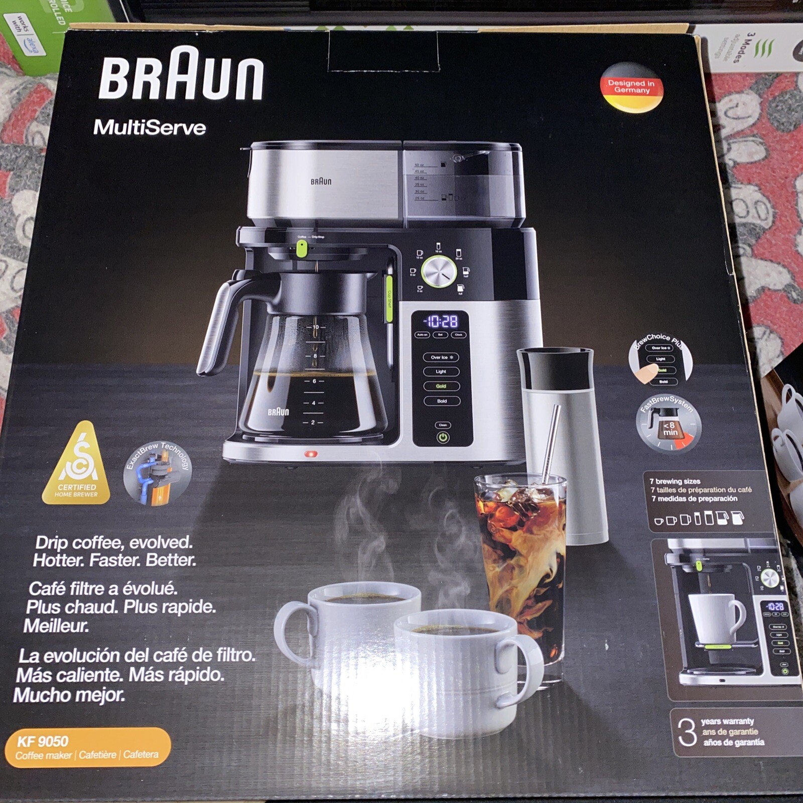 Braun MultiServe Drip Coffee Maker KF9050BK eBay