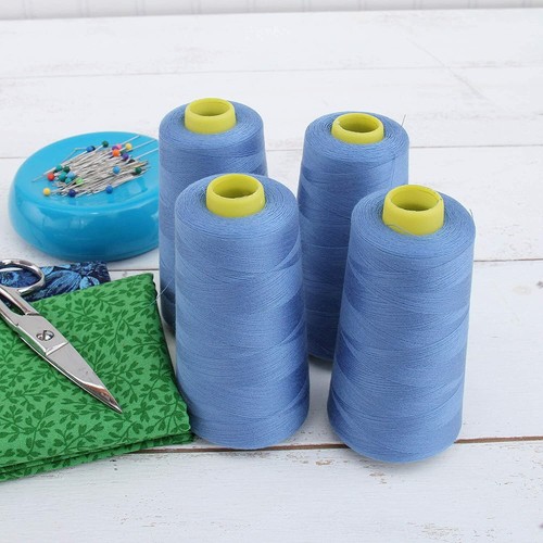 4 BIG CONES AVOCADO SEWING THREAD 2750 YD TEX 27 40S/2-THREADART - Picture 6 of 8