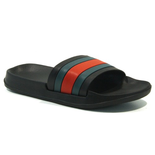 MENS NEW SUMMER FLIP FLOPS SLIDERS SHOWER BEACH GYM MULES POOL SLIP ON SANDALS - Picture 13 of 15