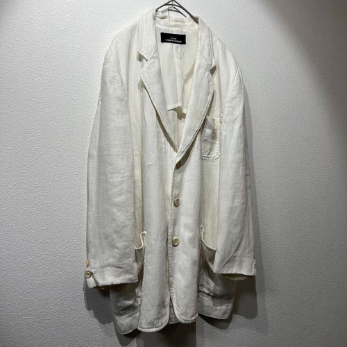 tricot COMME des GARCONS 90s Casual Jacket Blazer Tailored Jacket Linen 3B - Picture 2 of 13