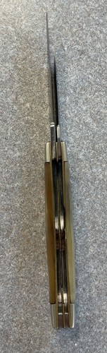 Schrade 33SBH Smooth Brown Tan Buffalo Horn 2 Blade Jack Pocket Knife Excellent - Picture 13 of 13