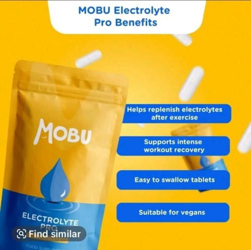 Mobu Electrolyte Pro 120 Tablets with Potassium Calcium Magnesium and Sodium - Picture 6 of 6