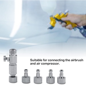 Disconnect Release Coupling Adapter Airbrush Air Horse Connecter 1/8' 'Fittings Disconnect Release Coupling Adapter Airbrush Air Horse Connecter 1/8' 'Fittings