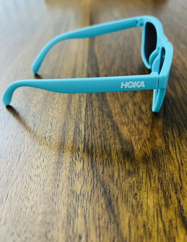 Hoka Anti Slip Running Sunglasses Blue Pink Box Fly Human Limited Edition - Picture 12 of 19