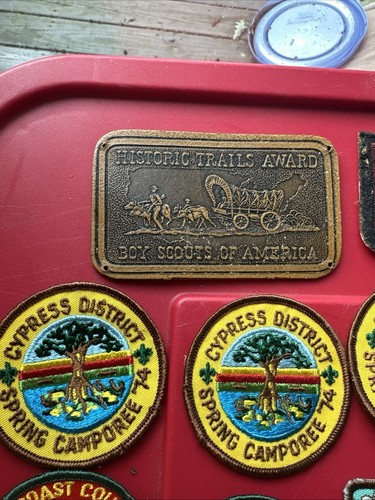 Lote de parches vintage de Boy Scouts of America años 70 BSA - Imagen 6 de 10