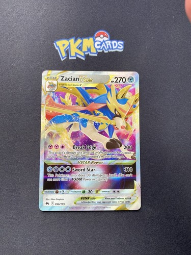 Pokémon TCG Zacian VSTAR Crown Zenith 096/159 Ultra Rare NM. - Picture 1 of 3
