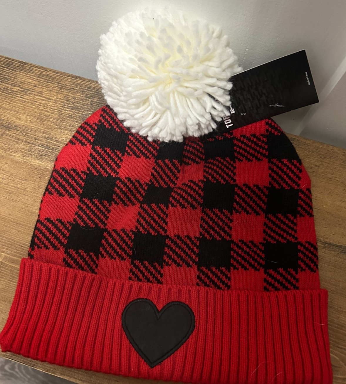 ★【UMBRO】★JACQUARD BIG LOGO HERITAGE POMPOM BEANI.E★ Pom-Pom Cuffed Beanie