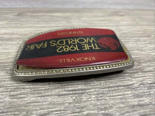 VINTAGE 1982 WELTAUSSTELLUNG KNOXVILLE, TN SOUVENIR GÜRTELSCHNALLE - Bild 5 von 10