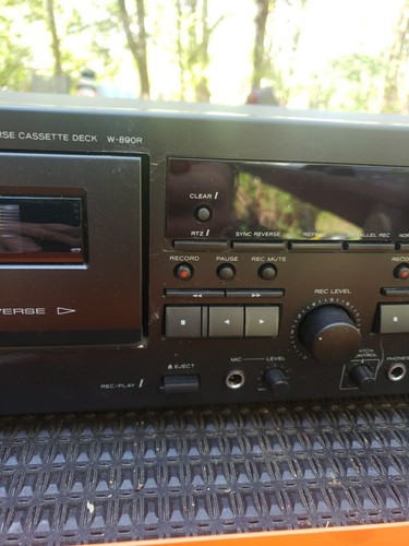 TEAC W-890R Doppio Tape Deck Retromarcia Auto Doppiaggio ad Alta Velocità | + Telecomando OEM | Testato - Foto 4 di 24