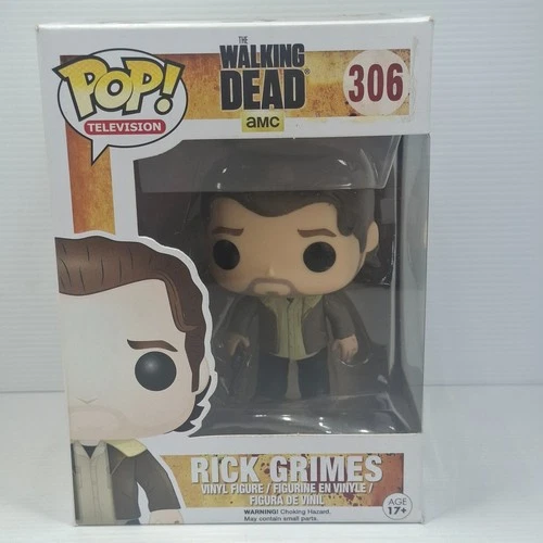 Funko Pop! Vinyl: The Walking Dead Rick Grimes #306 Vaulted Figure