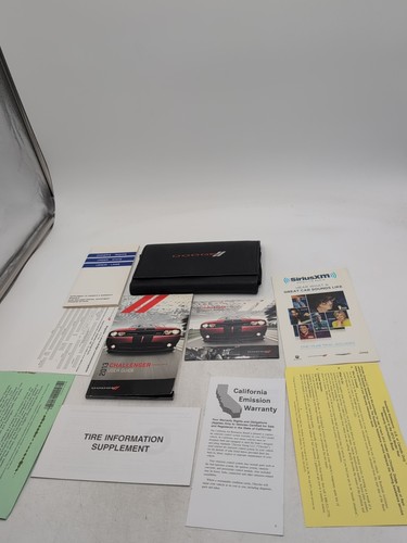 2013 Dodge Challenger Owners Manual Book Guide Original Set CD Case