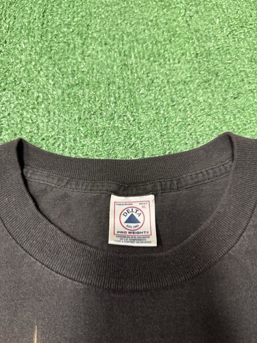 Vintage 90s Whitetail Deer Nature AOP Shirt Men’s Size XL Black Animal Hike VTG - Picture 6 of 10