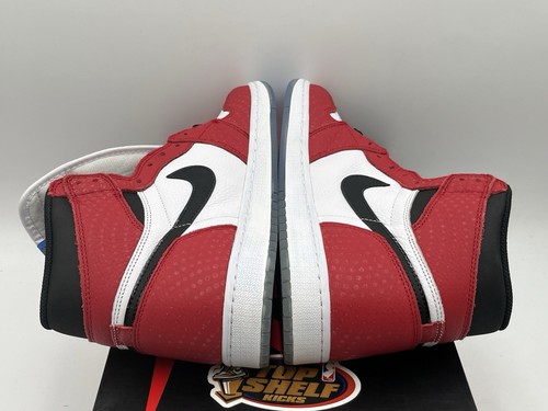 DS New Nike Air Jordan Retro 1 High OG Marvel Origin Story 2018 Spider Man 10 - Picture 7 of 10