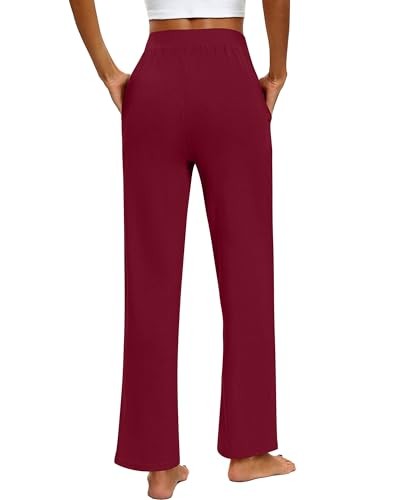 HUUKEAY 3 Pack Women's Lounge Pants Cozy Wide Leg Lounge Pants - Size XXL - Picture 3 of 5