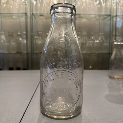 Frazee Bros. Dairy Lakewood NJ Milk Bottle Quart