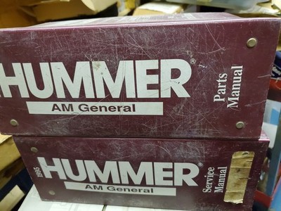 1995 Am General Hummer H1 ALPHA Service Manual And Parts Manual. 