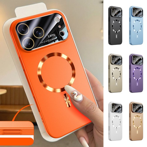 Stoßfeste Magnet Hülle Integrierte Linse Schutz für iPhone 17 Pro Max 16 15 14 - Bild 1 von 19