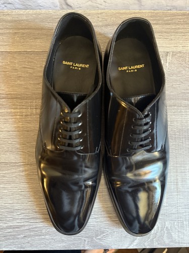 Saint Laurent Patent Leather Men's Dress Shoes - Size 42 (US 9) - Picture 6 of 11