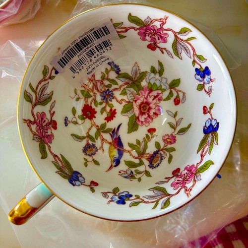 Aynsley Pembroke Fine Bone China Cup & Saucer Set of 5 – Unused - Picture 7 of 7