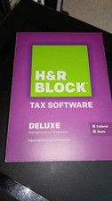  H R Block Tax Software 2013 - Deluxe Edition