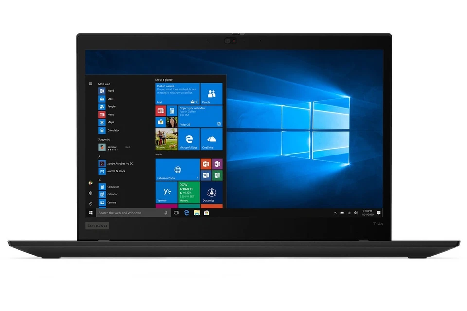 Ordinateur portable Lenovo ThinkPad T14S Gen 1 Ryzen 5 Pro 16Go 512Go SSD Touch - Photo 3/4