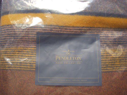 Pendleton Serape Robe Wool Blend Twin Blanket Yakima Camp High Ridge - Picture 2 of 19
