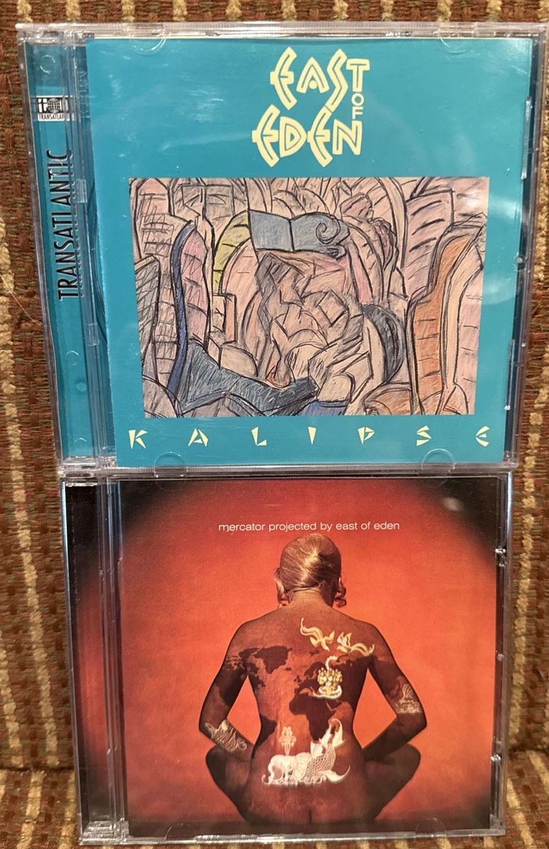 【UKオリ】EAST OF EDEN - Mercator Projected Lot Of 2 EAST OF EDEN CDs Mercator Projected & Kalipse UK prog