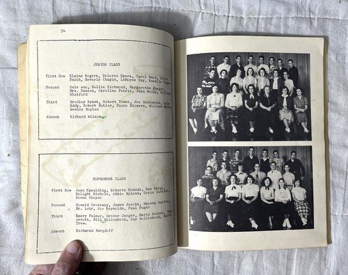 1953 Stockbridge NY HIGH SCHOOL YEARBOOK CHIEFTAIN - Picture 12 of 18