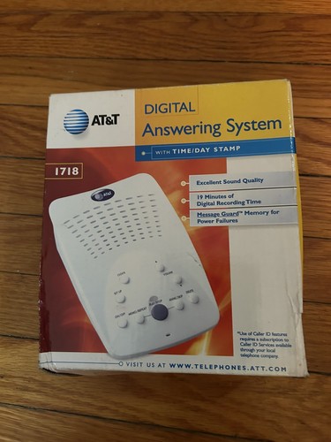 AT & T Digital Answering System 1718 New Old Stock