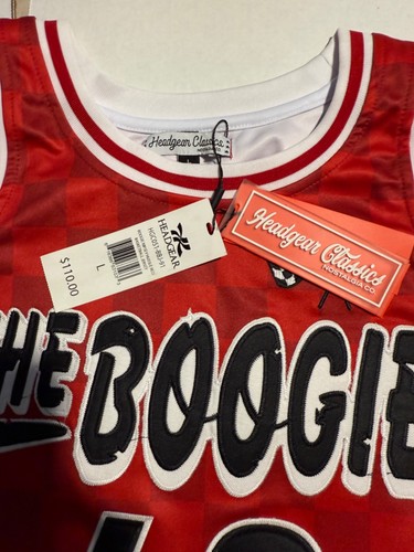 Nipsy Hussle The Boogie Men's Headgear Classics Embroidered Basketball Jersey L - Picture 4 of 4