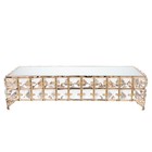 Cake Holder Stand Plate Mirror Dessert Stands Fruit Display Tray