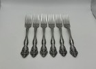 Set of 6 Oneida Stainless Steel MICHELANGELO Place Forks