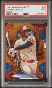 2023 Bowman’s Best Shohei Ohtani Gold Refractor /50 PSA 9 Pop 18