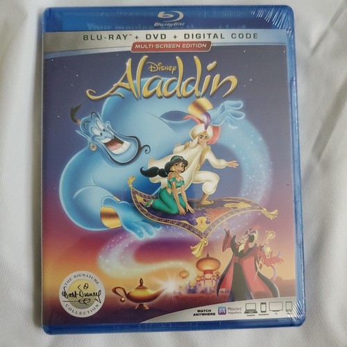 Disney’s Aladdin (30th Anniversary Edition) (Blu-ray/DVD) W/Slipcover Brand New! - Imagen 3 de 7