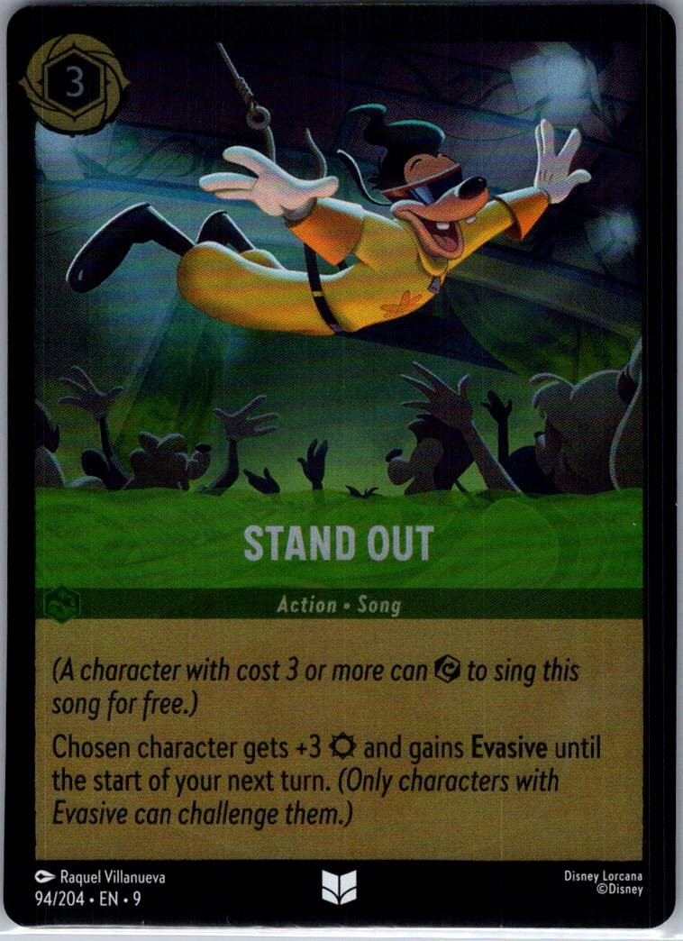 Stand Out - 94/204 - Fabled - Lorcana Cold Foil - NM - B3G1