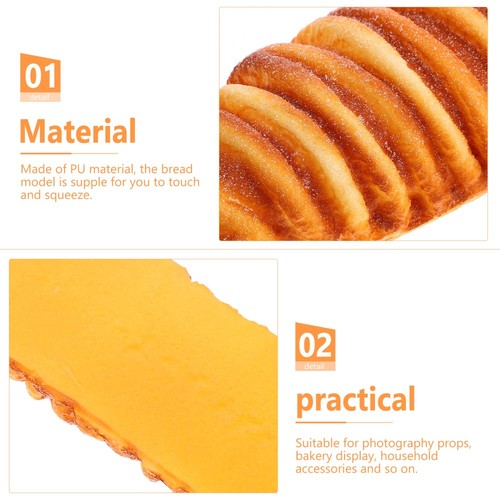 Simuliertes Brotmodell, künstliches Brotmodell, Brotstütze, dekoratives - 第 2/12 張圖片