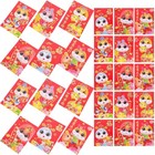 60 Pcs Cash Envelopes New Year Red Packet Chinese Style Money Pockets
