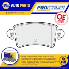 Brake Pads Set fits RENAULT MASTER FH, Mk2 3.0D Rear 03 to 10 Proformer New
