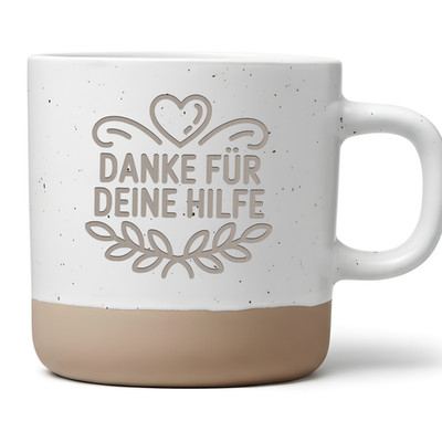 Tasse Danke für deine Hilfe - Dankeschön Kaffeetasse für Helfer & Freunde