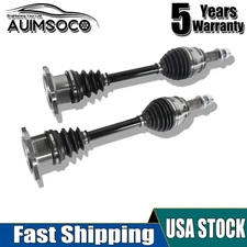 Front Pair CV Axle Shaft Assembly RH+LH For GMC YUKON XL 1500 2007 - 2014