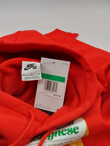Nike SB Felpa con Cappuccio Uomo FB8572-657 RARA - Foto 3 di 3