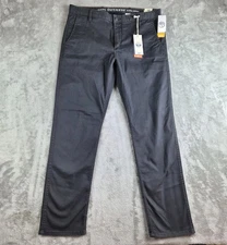 Dockers Pants Mens 36x32 Gray Alpha Khaki Slim Fit All Seasons Stretch Tech New