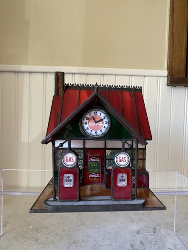 Lampada da tavolo stazione di servizio COCA COLA Franklin anni 90 da collezione come nuova