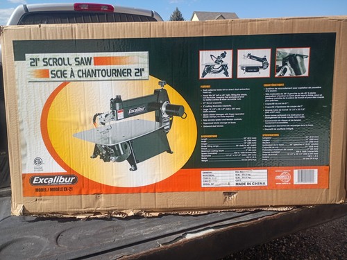 EXCALIBUR 21" Scroll Saw EX-21 Tilting Head w/ Footswitch General International  - Bild 7 von 14