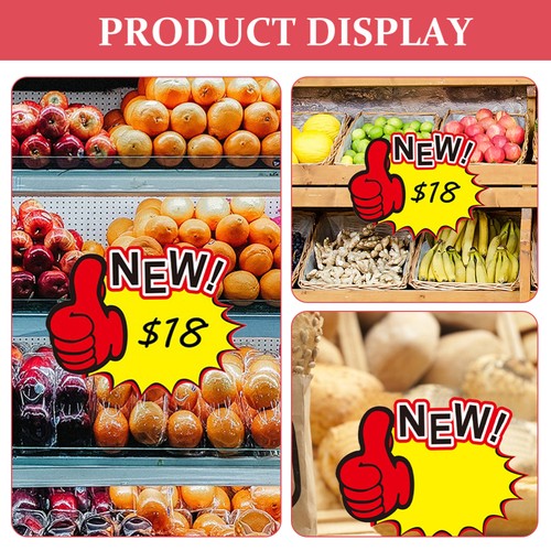 100 Pcs Price Tag Present Tags Stickers Labels for Storage Containers - Picture 3 of 12