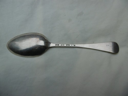 1766 fine Georgian George 111 Hanoverian tablespoon 45 grams