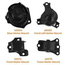 4Pcs Motor & Transmission Mount Set For Honda Accord 2.3L 1998-2002 50806S0A980