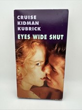 Eyes Wide Shut (VHS, 2000) Stanley Kubrick Tom Cruise Nicole Kidman OOP Rare FS