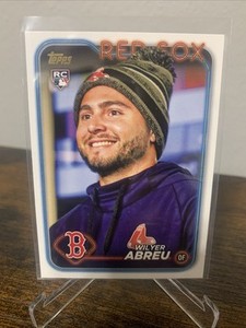 2024 Topps Series 2 - Wilyer Abreu #672 Golden Mirror Image Variation (RC)